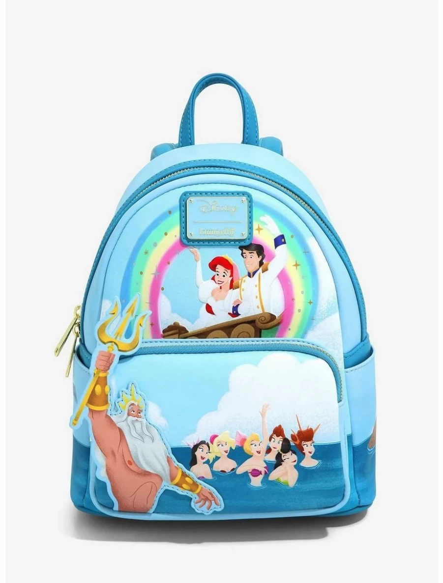 Disney Princess Ariel & Prince Eric Wedding Mini Backpack by Loungefly - BoxLunch Exclusive