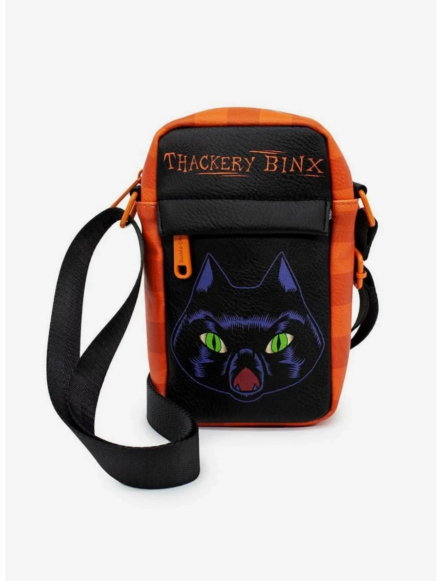 Disney Hocus Pocus Thackery Binx Cat Face Crossbody Bag - BoxLunch Exclusive Halloween Purse