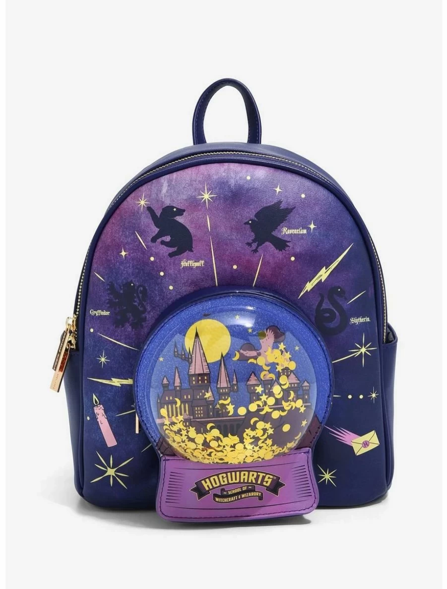 Danielle Nicole Harry Potter Hogwarts Mini Backpack with Snow Globe - BoxLunch Exclusive Collectible