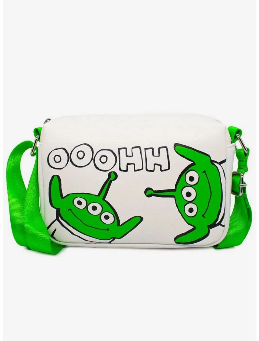 Disney Pixar Toy Story Alien Crossbody Bag - Official BoxLunch Exclusive Ooohh Pose Design