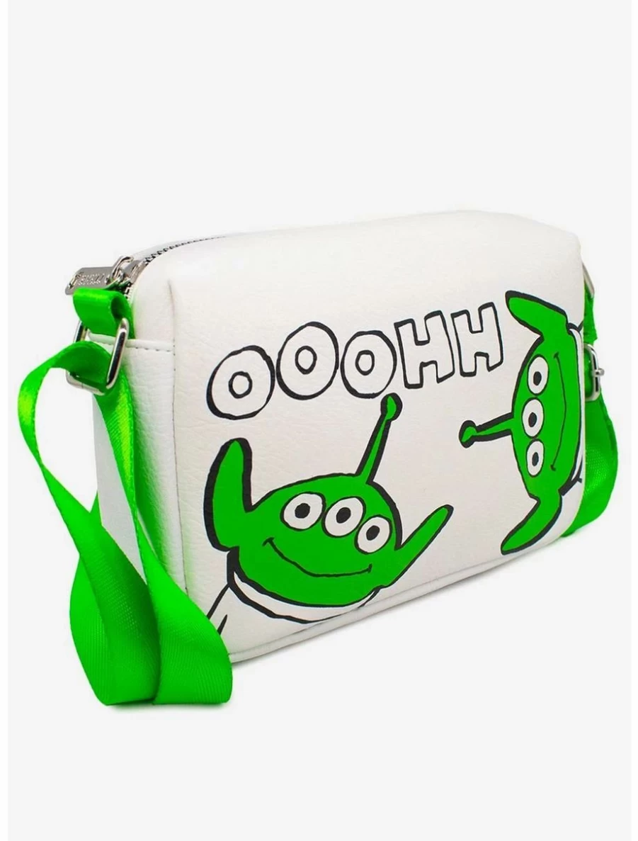Disney Pixar Toy Story Alien Crossbody Bag - Official BoxLunch Exclusive Ooohh Pose Design