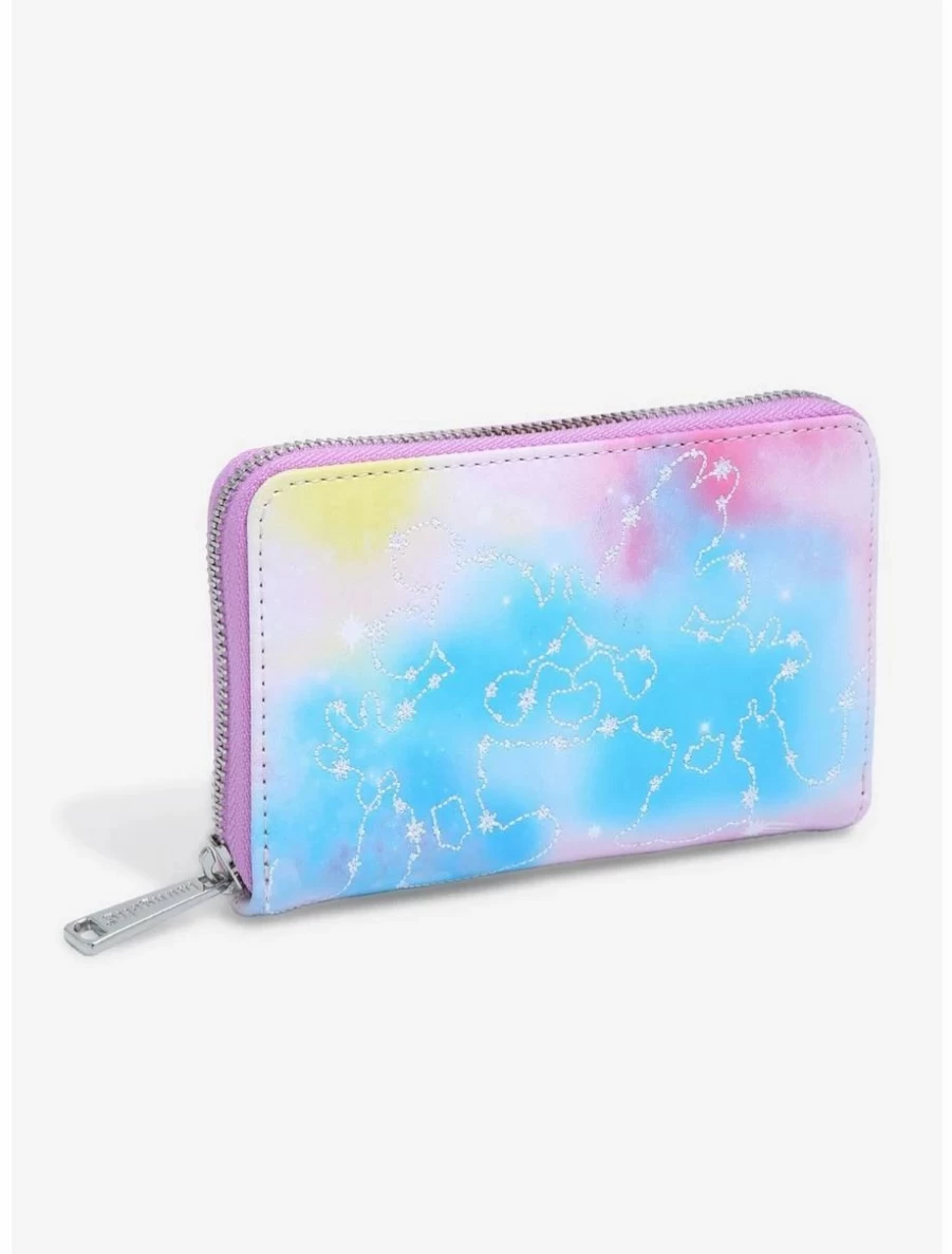 Loungefly Exclusive Disney Minnie & Mickey Mouse Constellation Zip Wallet Boxlunch Limited Edition