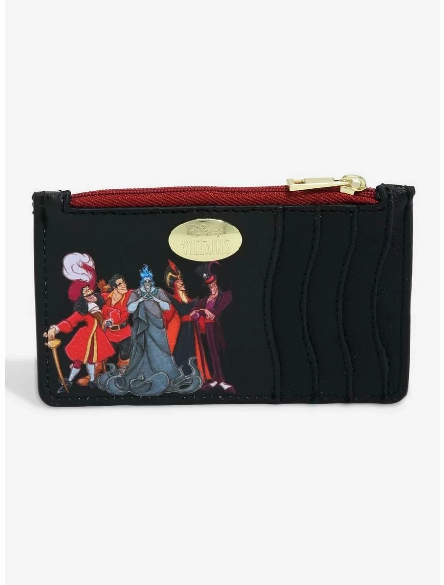 Disney Villains Floral Cardholder Wallet - BoxLunch Exclusive Portrait Design