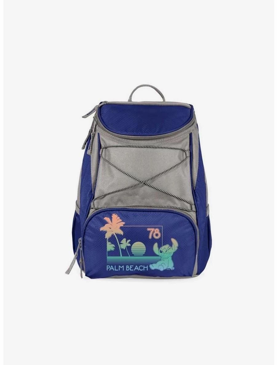 Disney Lilo & Stitch 78 Cooler Backpack - Insulated Lunch Box for School, Work, or Travel