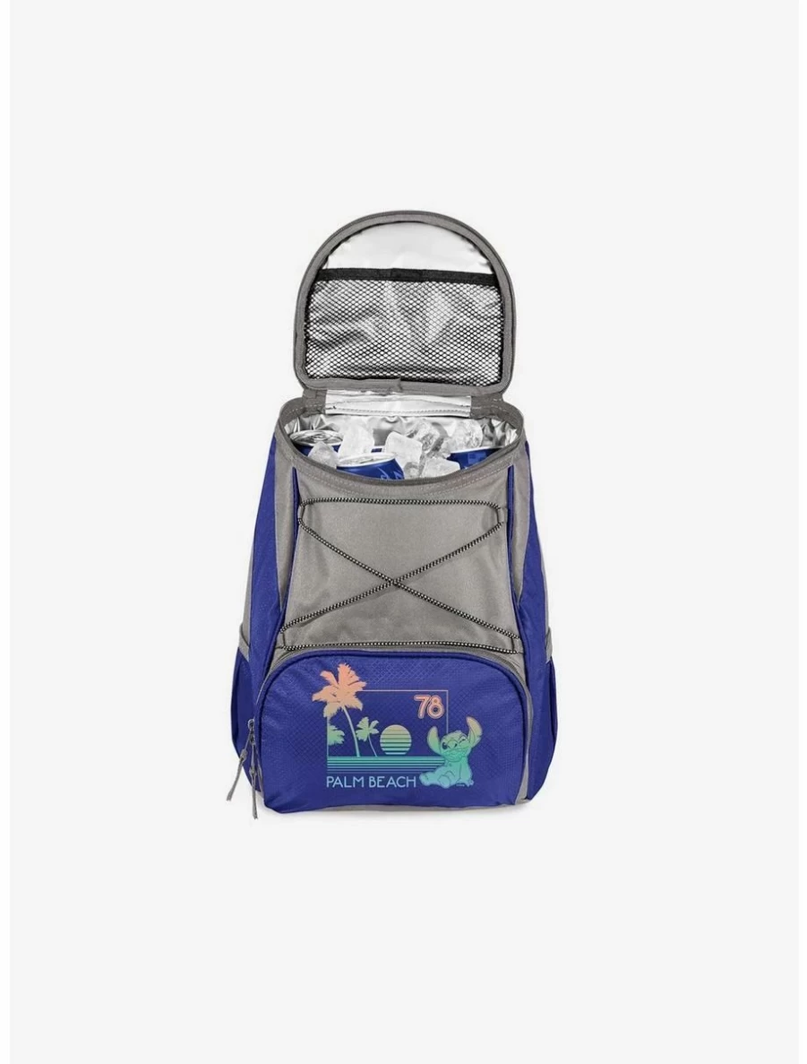 Disney Lilo & Stitch 78 Cooler Backpack - Insulated Lunch Box for School, Work, or Travel