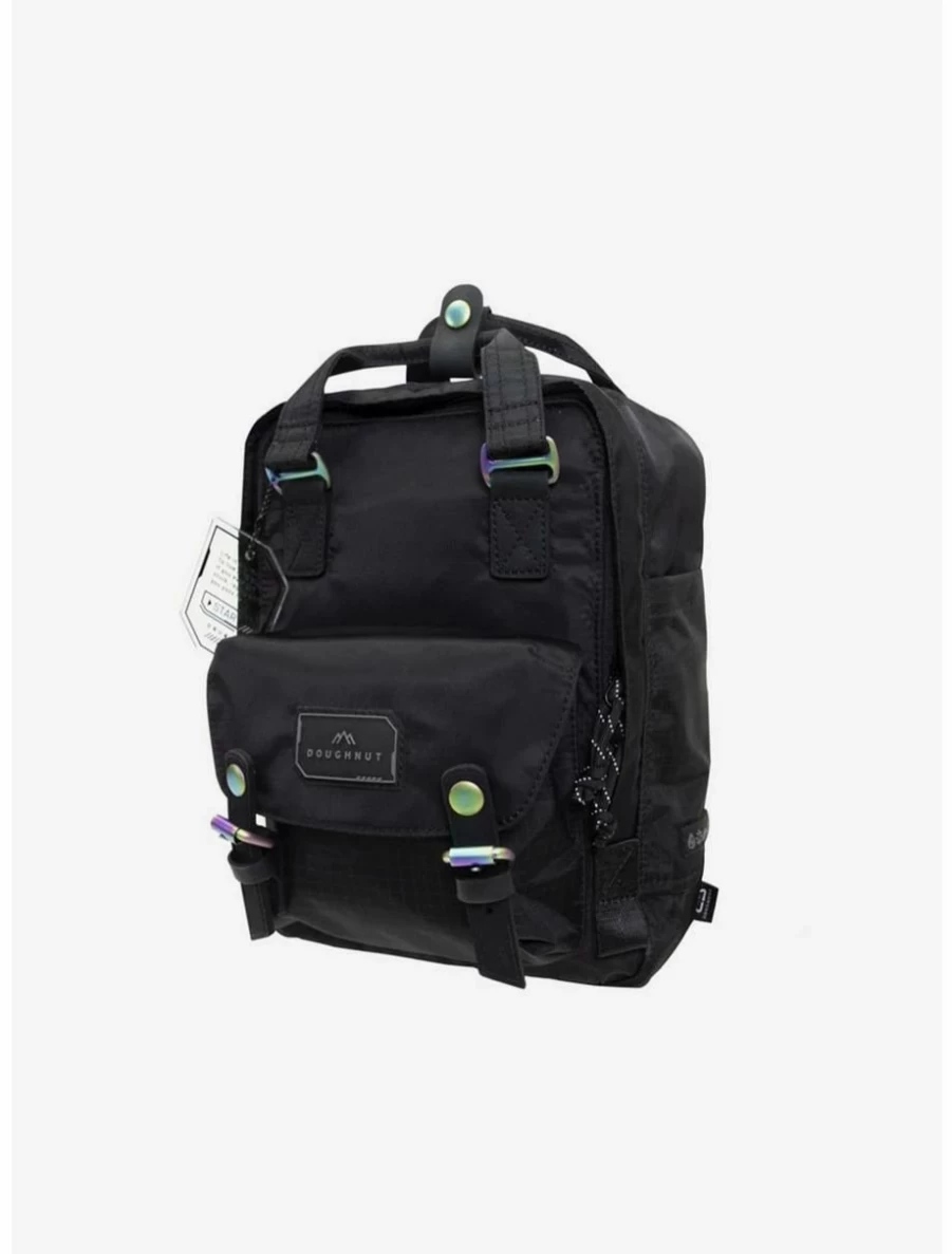 Doughnut Macaroon Mini Gamescape Series Black Backpack by BoxLunch