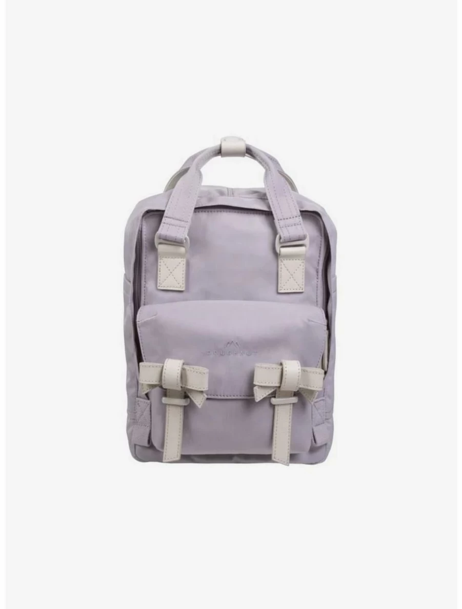 Unicorn Dream Series Powder Purple Mini Backpack - Doughnut Macaroon Design with Ribbon Accents