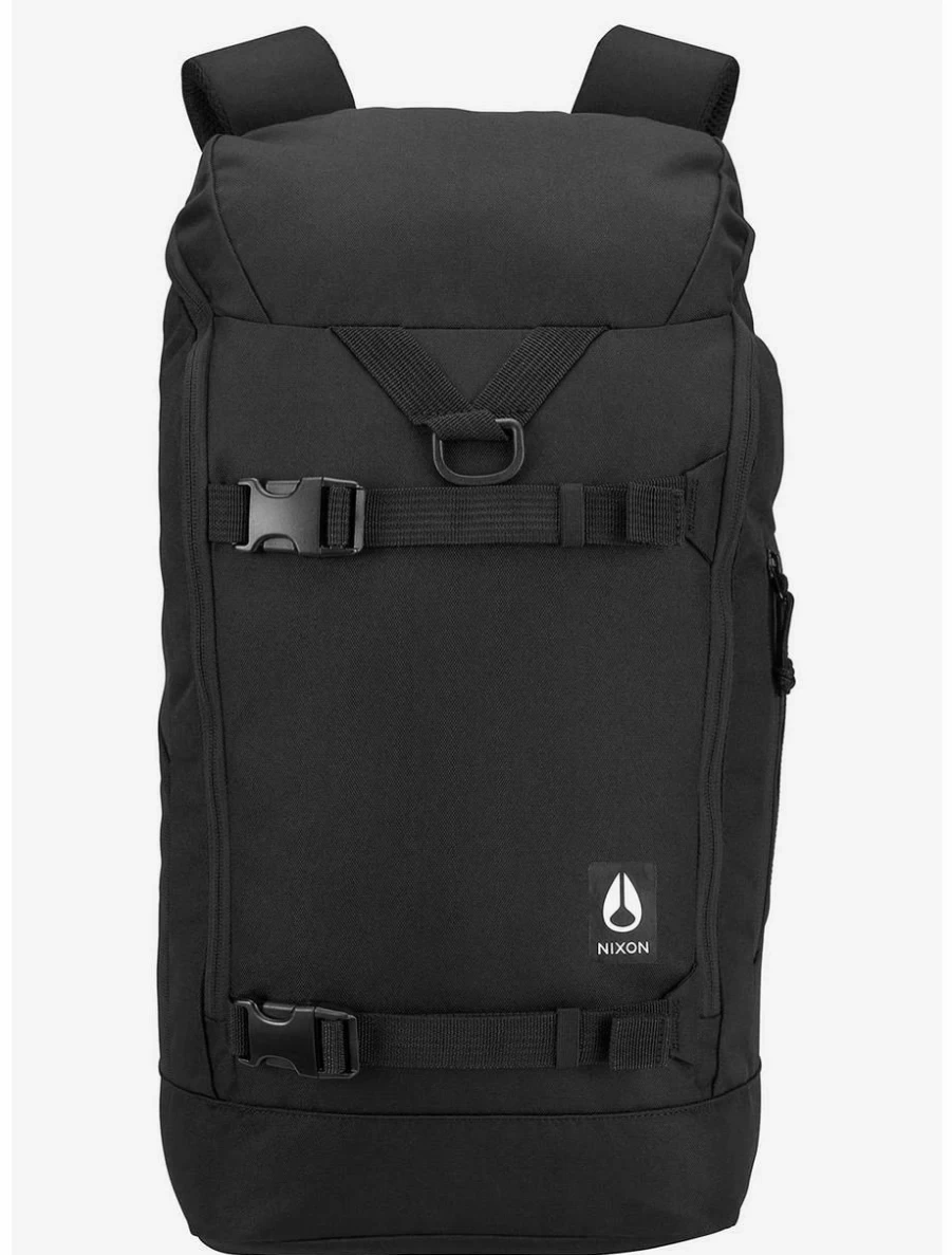 Nixon Hauler 25L Black Backpack - Durable Travel & Everyday Carry Bag