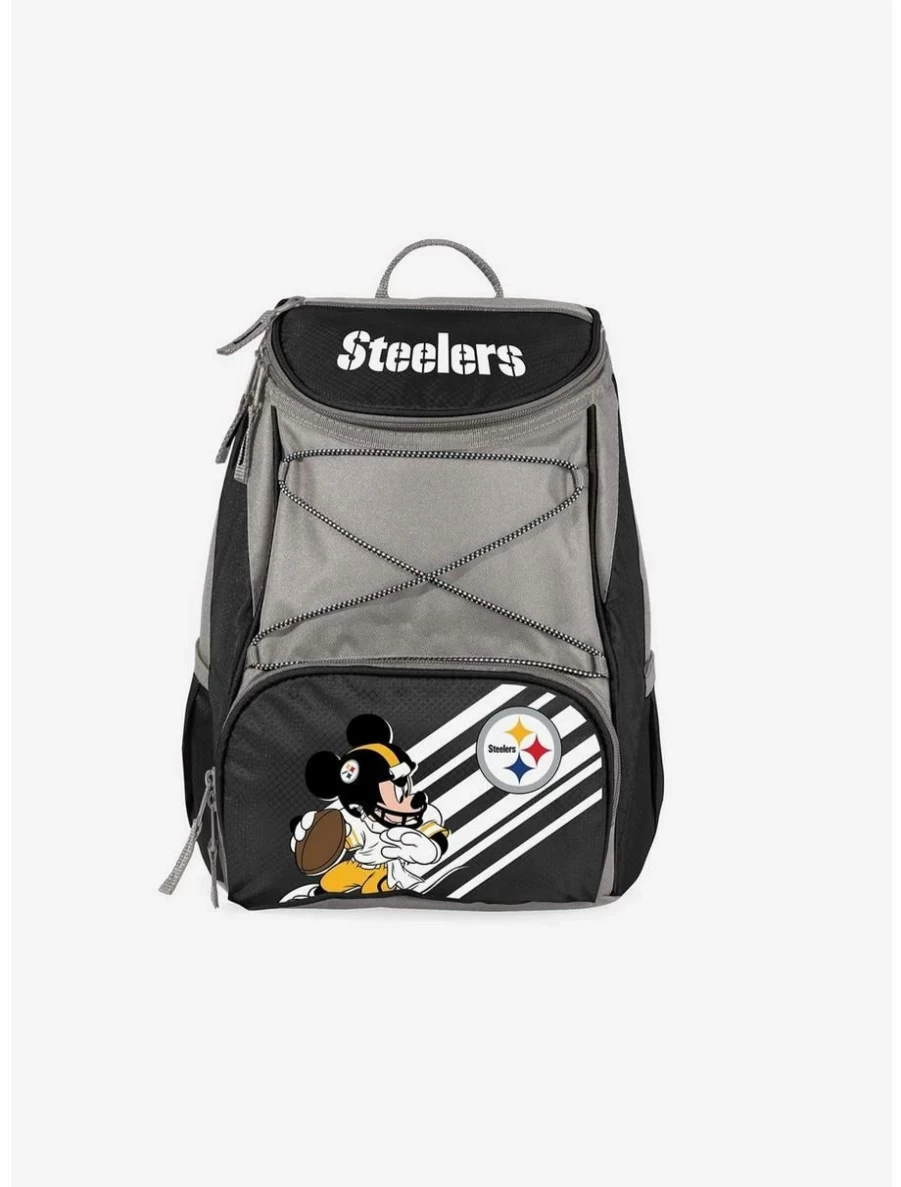 Disney Mickey Mouse NFL Pittsburgh Steelers Themed Cooler Backpack for Lunch Box by BoxLunch