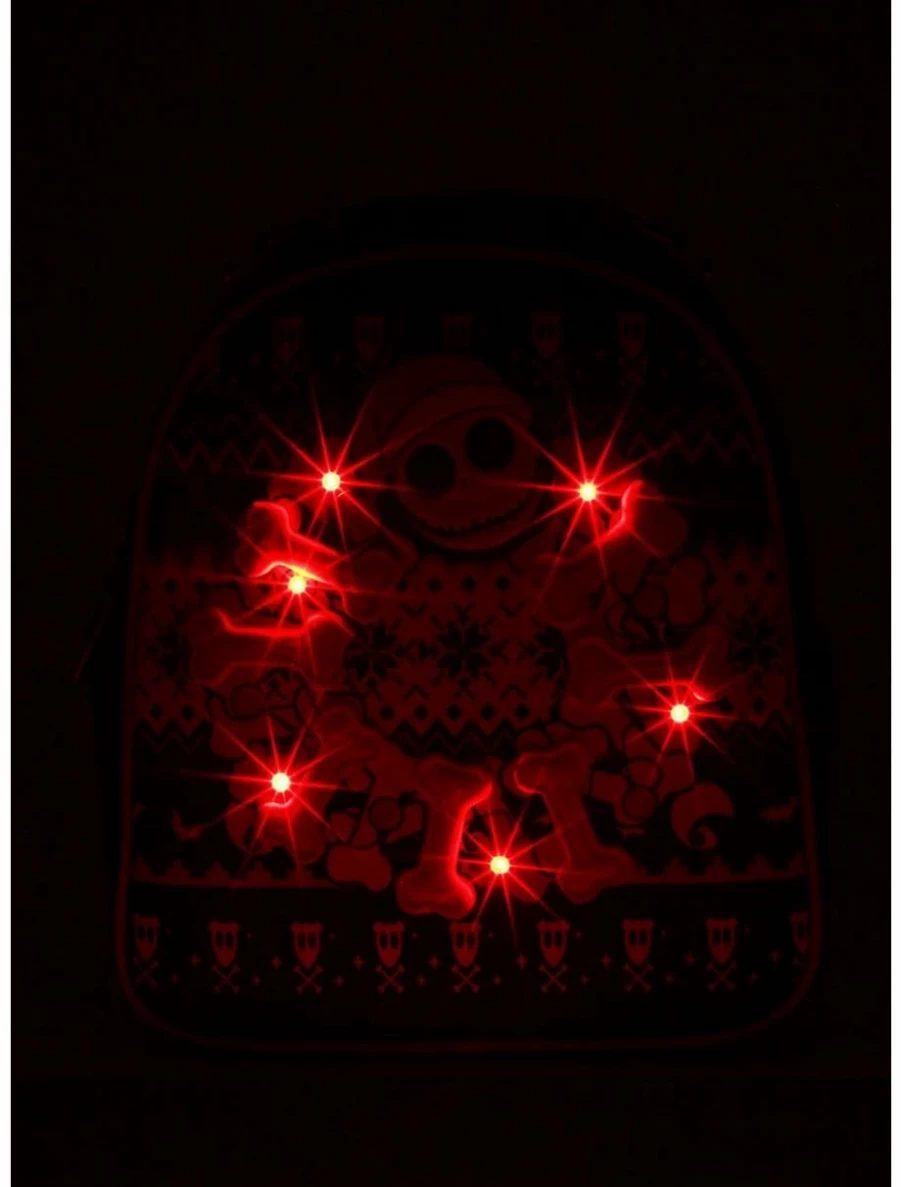Disney The Nightmare Before Christmas Jack Skellington Christmas Sweater Mini Backpack - BoxLunch Exclusive Holiday Gift