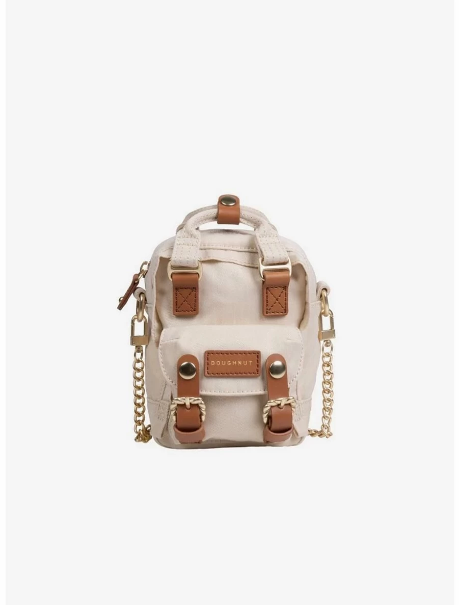 Mini Crossbody Bag - Tiny Grace Stadium Design, Doughnut & Macaron Theme, Boxlunch Style