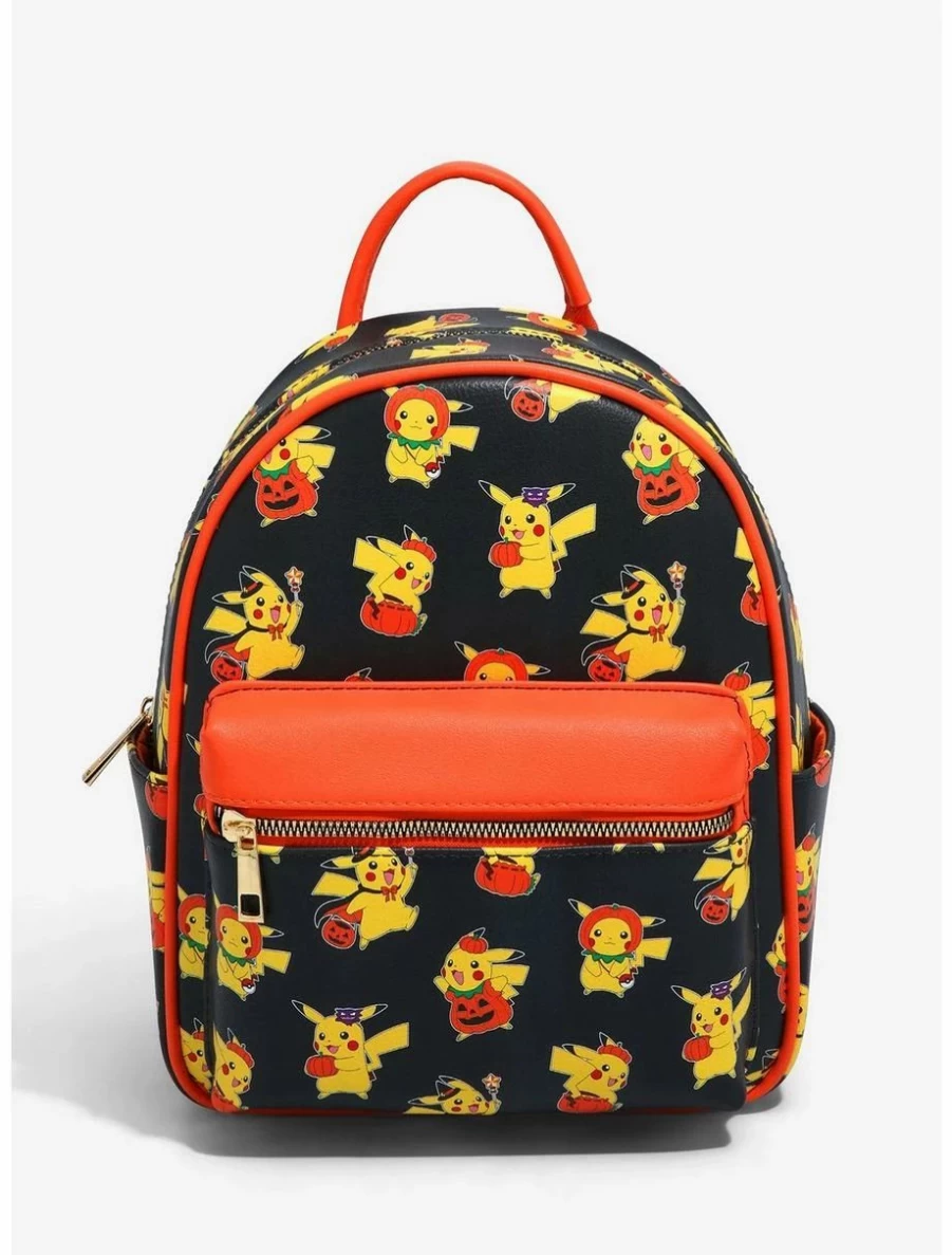 "Pokemon Pikachu Halloween Mini Backpack - BoxLunch Exclusive Allover Print Cosplay Bag"