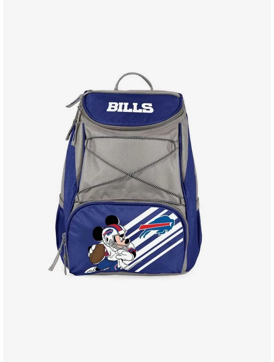 Disney Mickey Mouse NFL Buffalo Bills Insulated Cooler Backpack for Game Day & Picnics