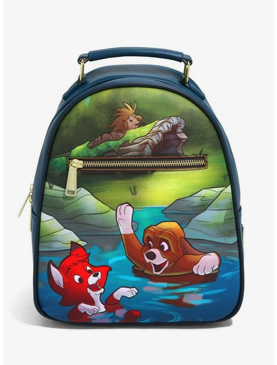 Loungefly Disney Fox and The Hound Splash Mini Backpack Exclusive at BoxLunch