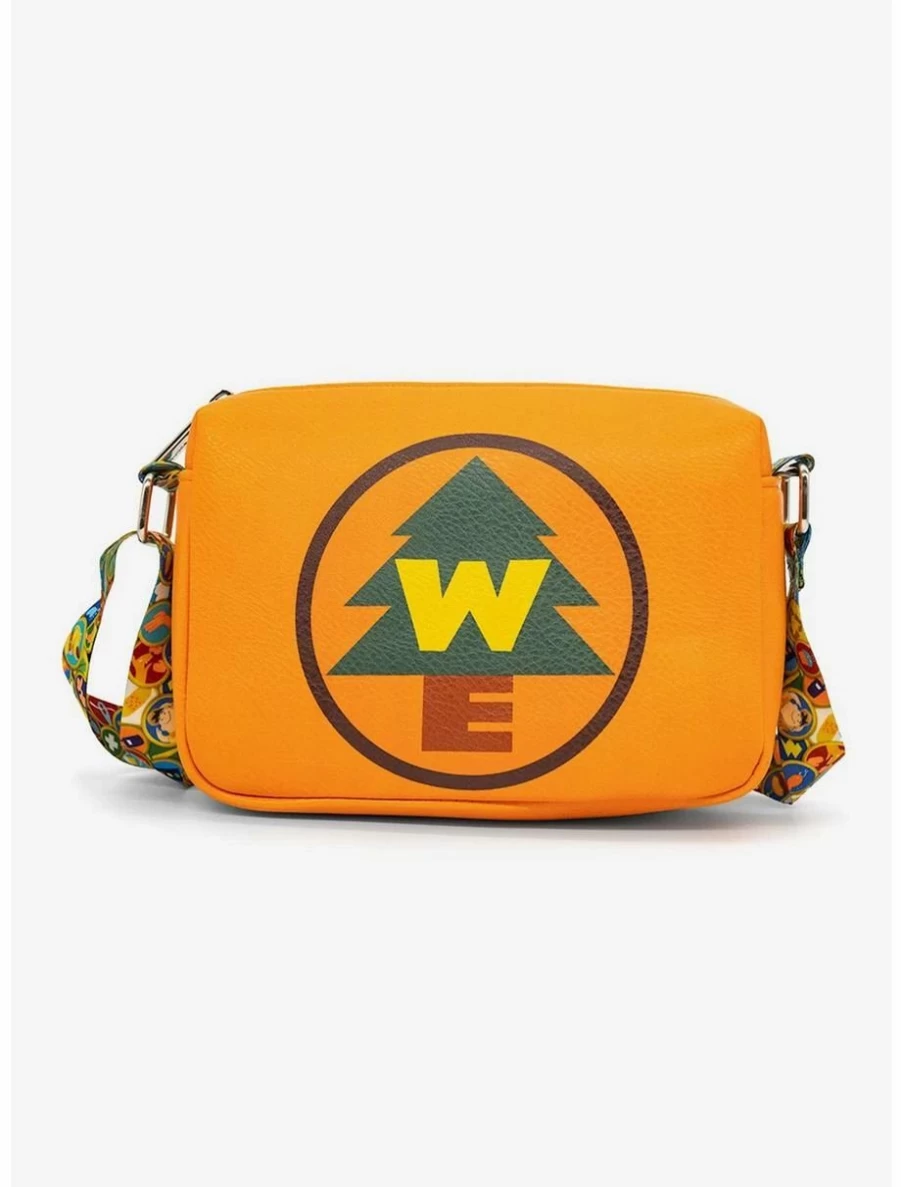 Disney Pixar Up Wilderness Explorers Crossbody Bag - Officially Licensed We Badge Messenger Purse
