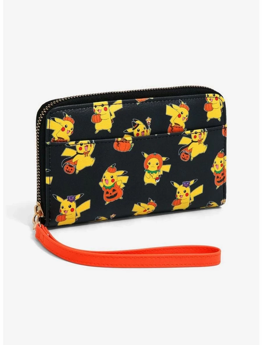 "Exclusive Pokemon Pikachu Halloween Costume Lunch Box with Allover Print Wallet Design"