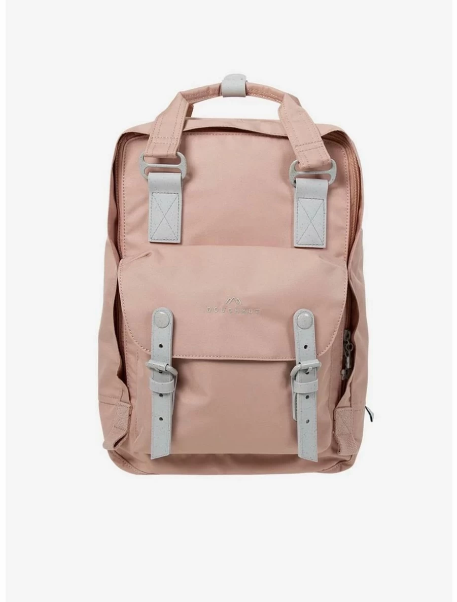 Monet Pink & Stone Backpack - Stylish Doughnut Macaroon Design for School & Travel