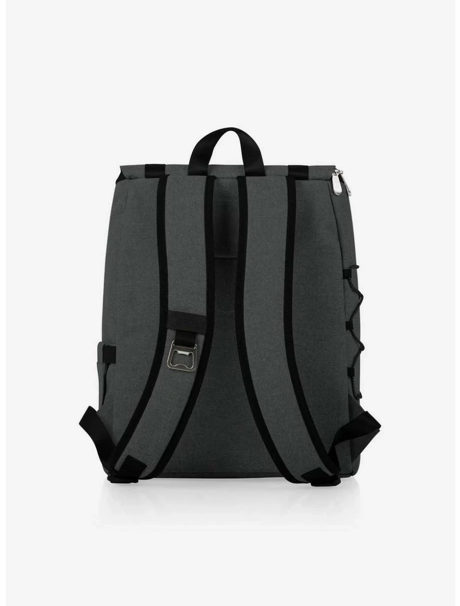 "Heather Gray Insulated Cooler Backpack for Lunch On The Go – Lightweight & Portable"