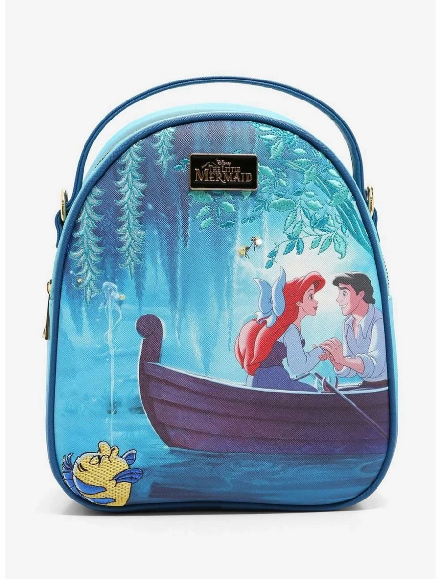Disney The Little Mermaid Ariel & Eric Kiss The Girl Light-Up Mini Backpack – BoxLunch Exclusive Collectible