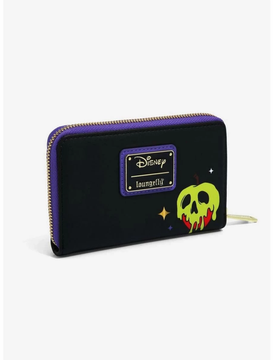 Loungefly Disney Snow White Evil Queen Zip Wallet BoxLunch Exclusive Collectible
