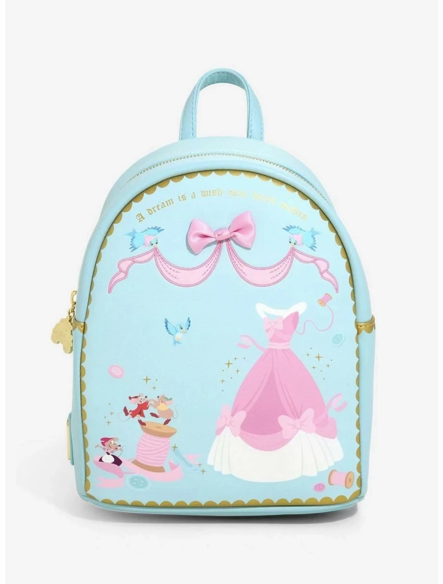 Loungefly Disney Cinderella Mini Backpack – Exclusive Sewing Design BoxLunch Edition