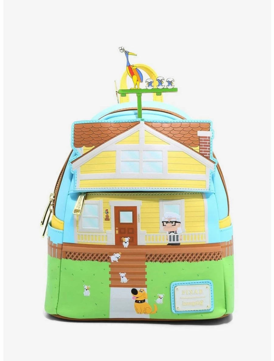 Loungefly Exclusive Disney Pixar Up Mini Backpack with House & Characters Design | BoxLunch Limited Edition