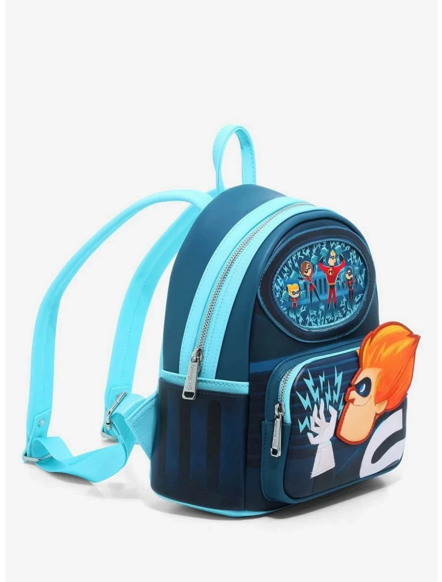 Loungefly The Incredibles Syndrome Mini Backpack - Disney Pixar Collectible Boxlunch Exclusive