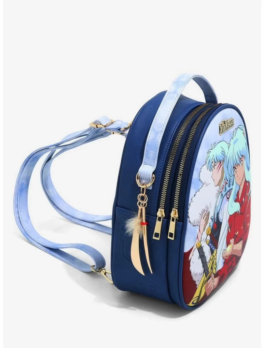 "Inuyasha Anime Mini Backpack - Brothers & Weapons Theme - BoxLunch Exclusive Collectible"