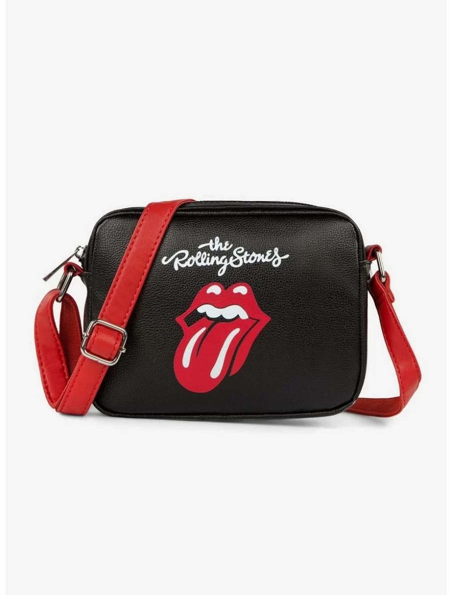 Bugatti Rolling Stones Faux Leather Crossbody Bag - Black Vegan Boxlunch Exclusive
