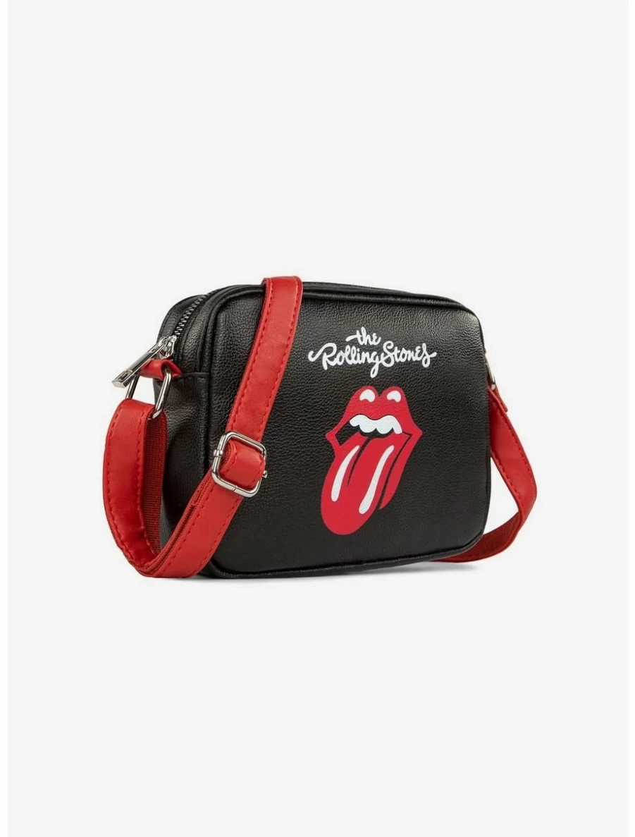 Bugatti Rolling Stones Faux Leather Crossbody Bag - Black Vegan Boxlunch Exclusive