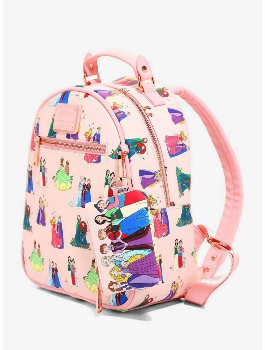 Loungefly Exclusive Disney Princess Mother Daughter Mini Backpack Set with Coin Purse | BoxLunch