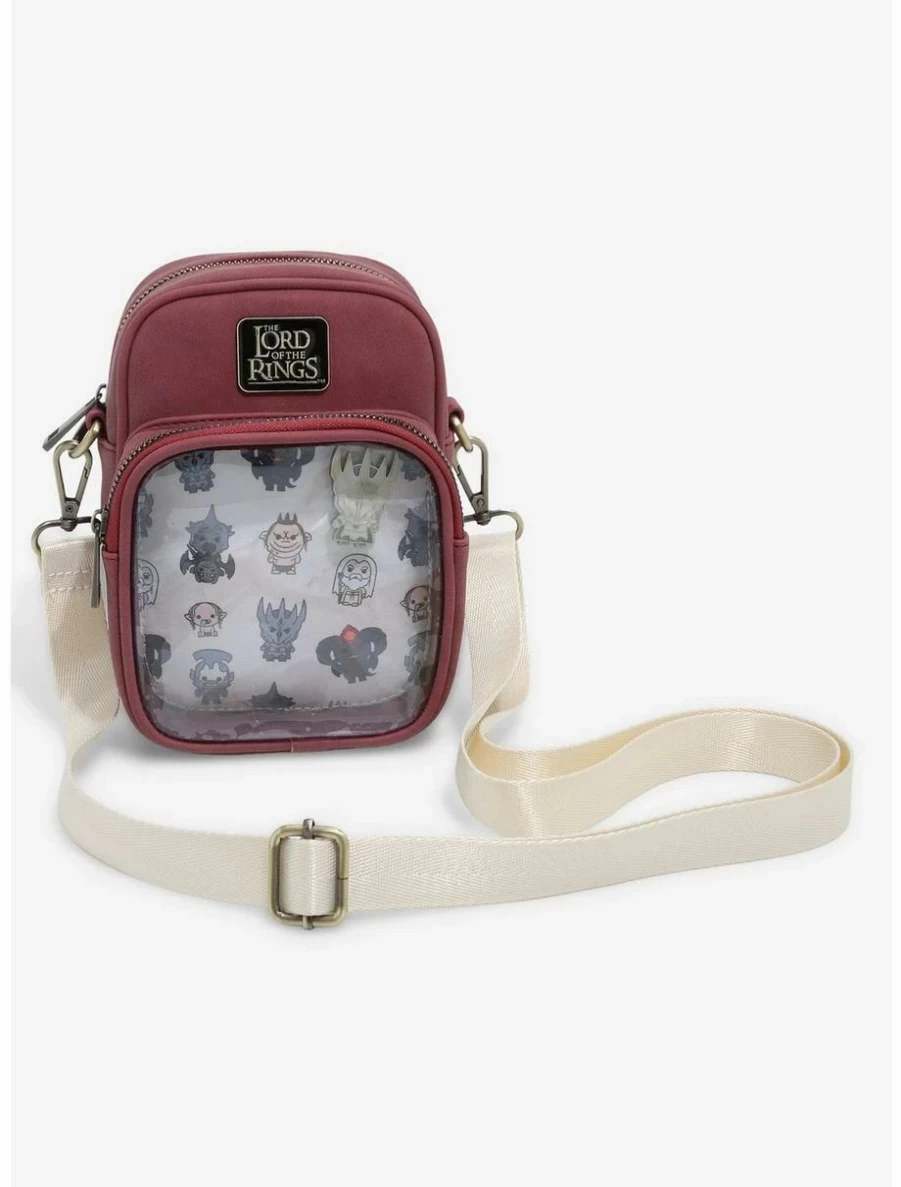 "The Lord of the Rings Chibi Villains Crossbody Bag - BoxLunch Exclusive Collector's Pin Design"