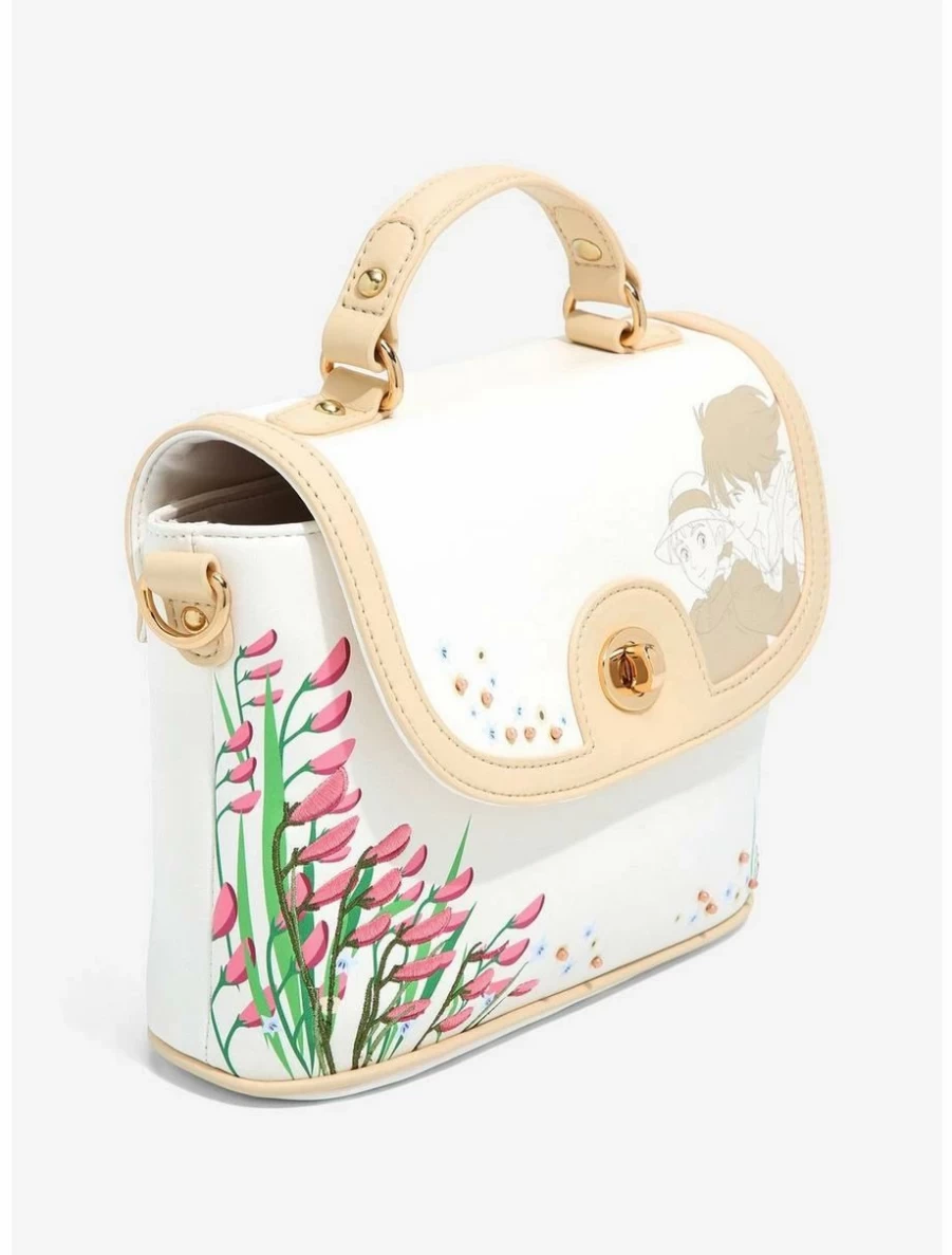 "Studio Ghibli Howl's Moving Castle Floral Handbag - Sophie & Howl Design - BoxLunch Exclusive Anime Tote"