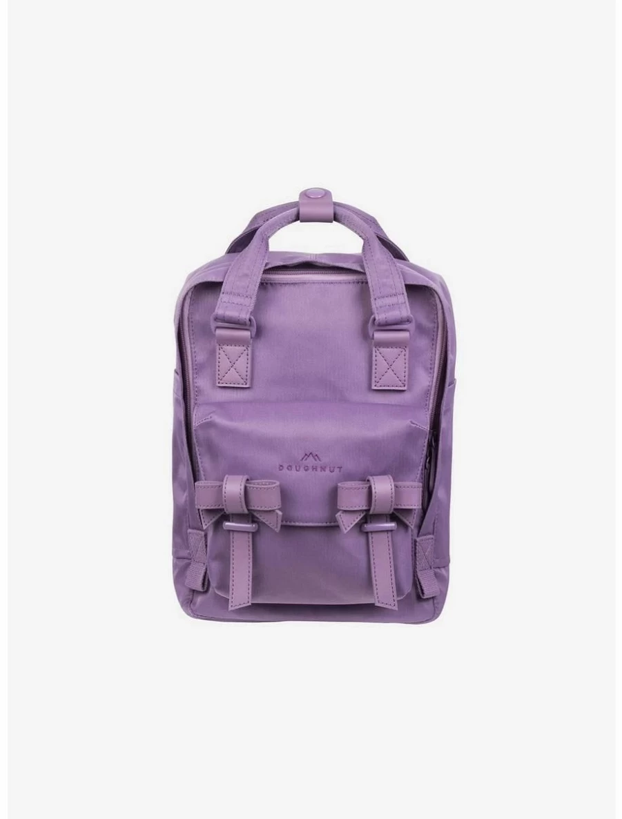 Purple Tulip Mini Backpack - Doughnut Macaroon Ribbon Series Cute Small Bag for Women & Girls