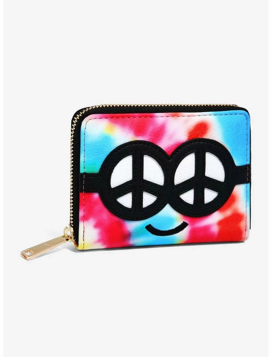 Minions Tie-Dye Small Zip Wallet - BoxLunch Exclusive Artist Series Figural Pouch