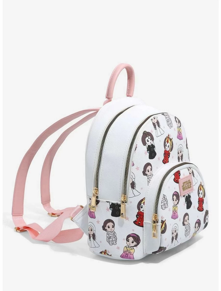 Star Wars Chibi Padme Mini Backpack - BoxLunch Exclusive Allover Print Fashion Bag
