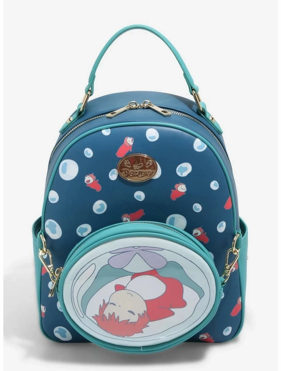 "Studio Ghibli Ponyo Bubble Mini Backpack & Crossbody Bag Set – BoxLunch Exclusive Anime Gift"