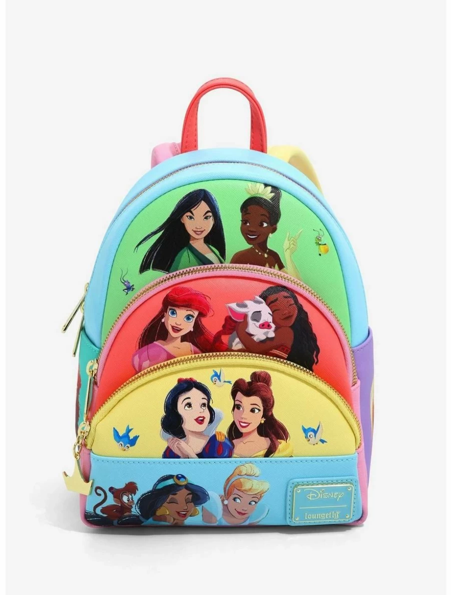 Disney Princess Panel Portraits Mini Backpack by Loungefly - Boxlunch Exclusive