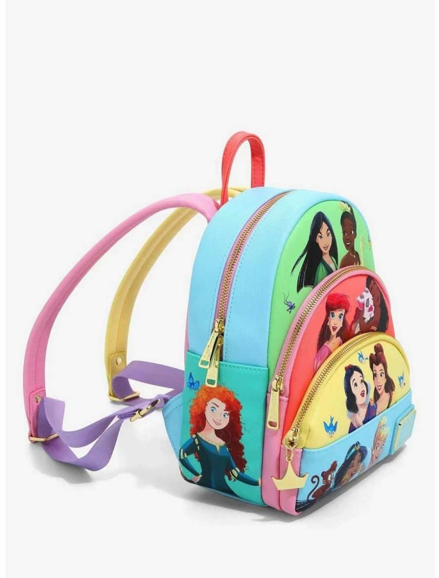 Disney Princess Panel Portraits Mini Backpack by Loungefly - Boxlunch Exclusive