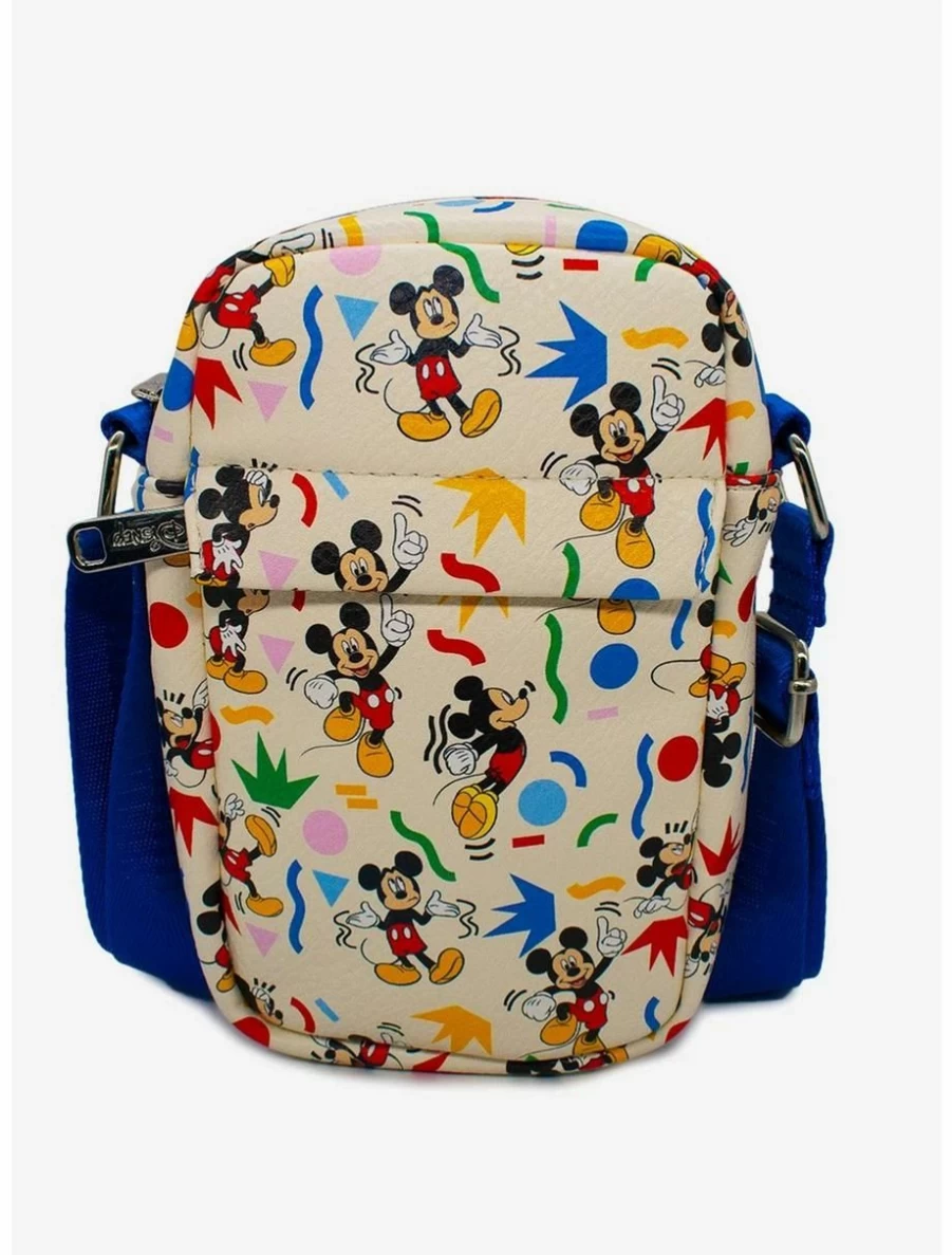 Disney Mickey Mouse Confetti Print Crossbody Bag - BoxLunch Exclusive Action Pose Design