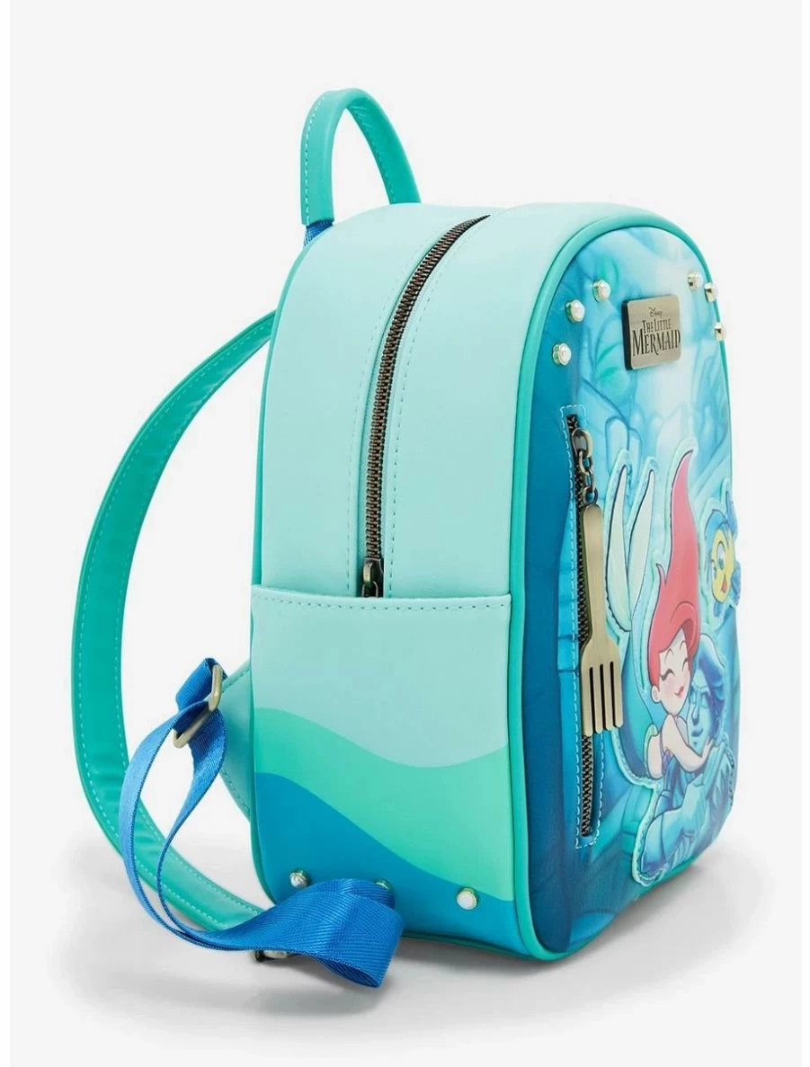 Disney The Little Mermaid Ariel & Prince Eric Mini Backpack – Limited Edition BoxLunch Exclusive Collectible Statue