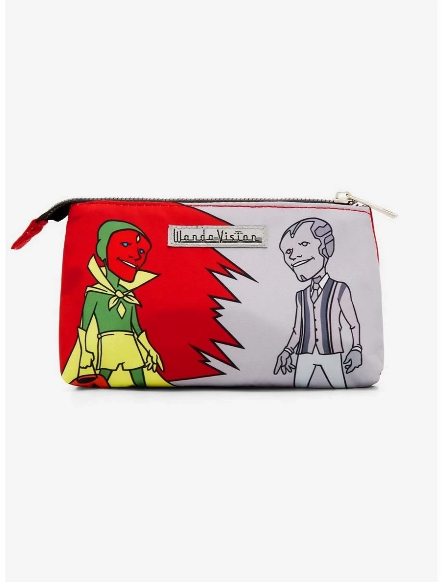 Marvel Wandavision Retro Vision & Wanda Pencil Case - BoxLunch Exclusive Collectible School Supplies