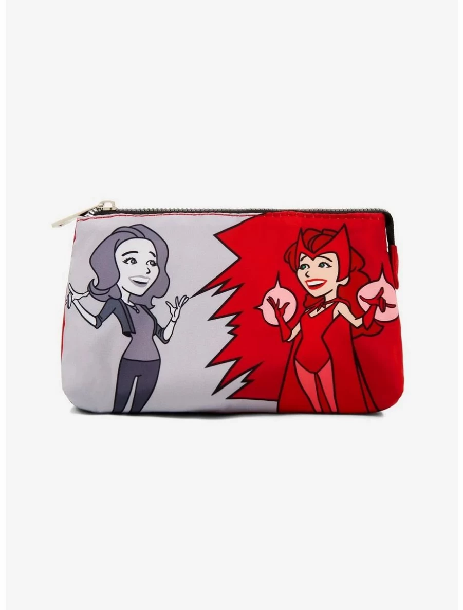 Marvel Wandavision Retro Vision & Wanda Pencil Case - BoxLunch Exclusive Collectible School Supplies