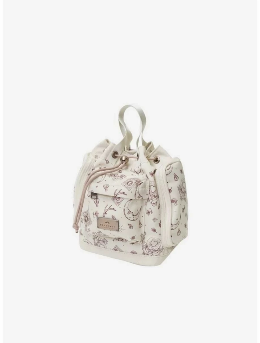 Mystic Club Series Convertible Doughnut Pyramid Cream X Brick Crossbody Bag