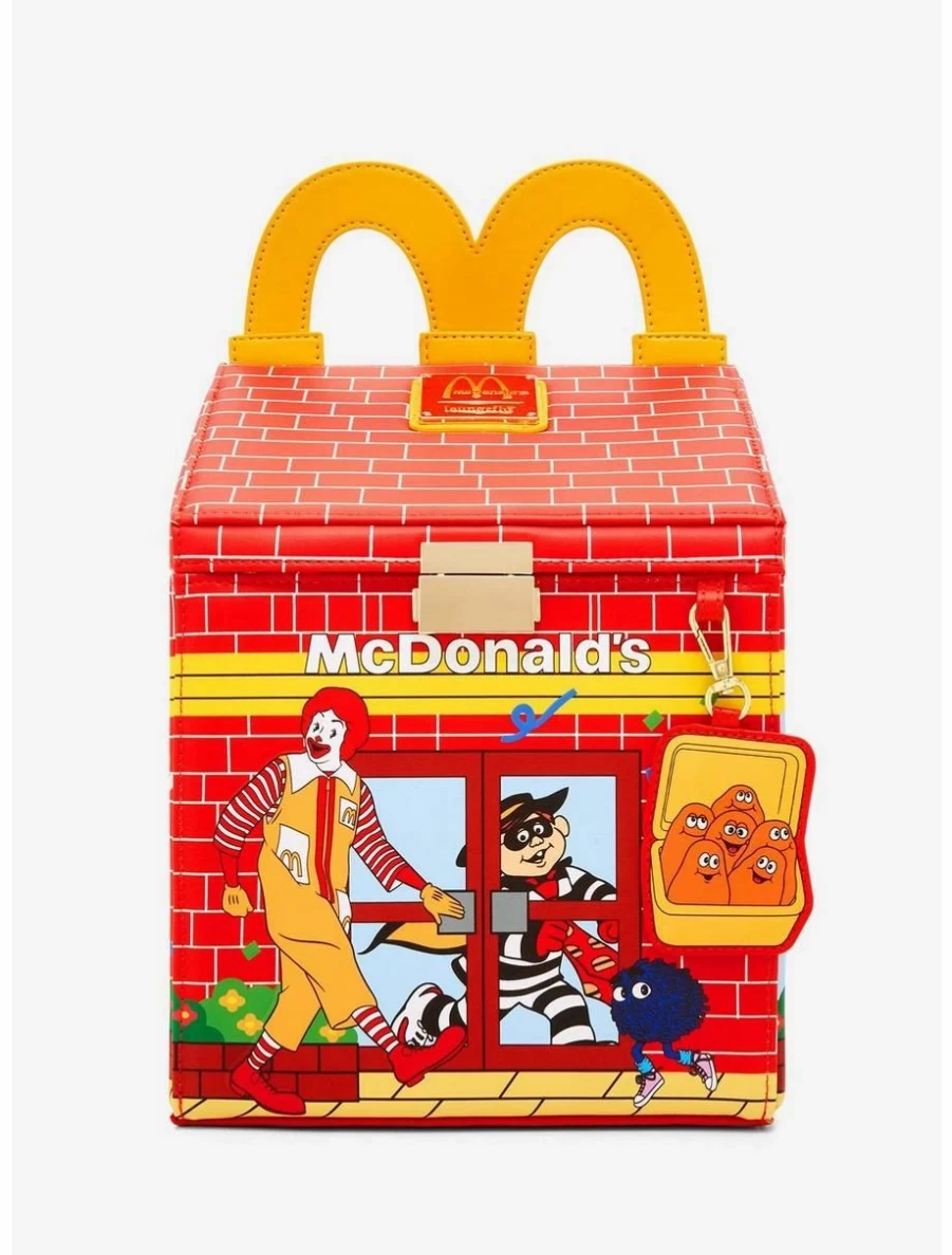 Loungefly McDonald's Happy Meal Mini Backpack - Collectible Fast Food Themed Bag