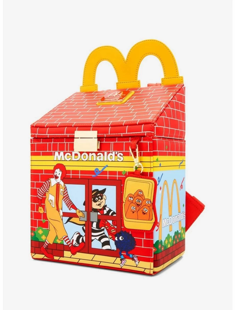 Loungefly McDonald's Happy Meal Mini Backpack - Collectible Fast Food Themed Bag