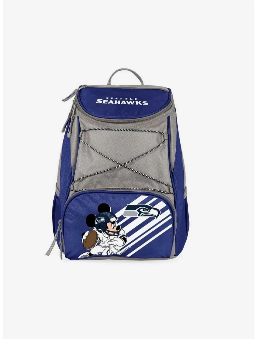Disney Mickey Mouse NFL Seattle Seahawks Themed Cooler Backpack for Box Lunch