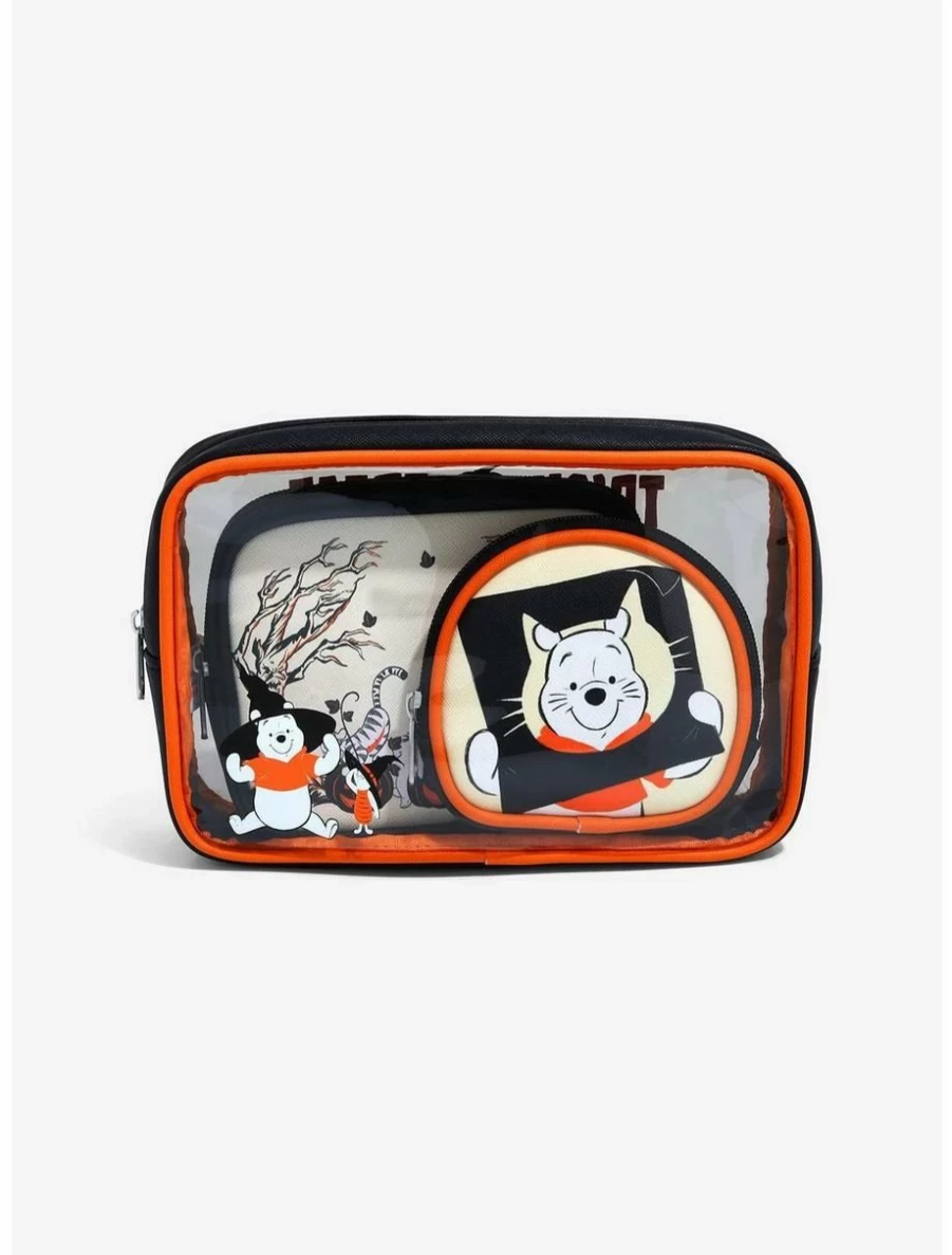 Disney Winnie The Pooh Halloween Makeup Pouch Set - BoxLunch Exclusive Cosmetics Bag
