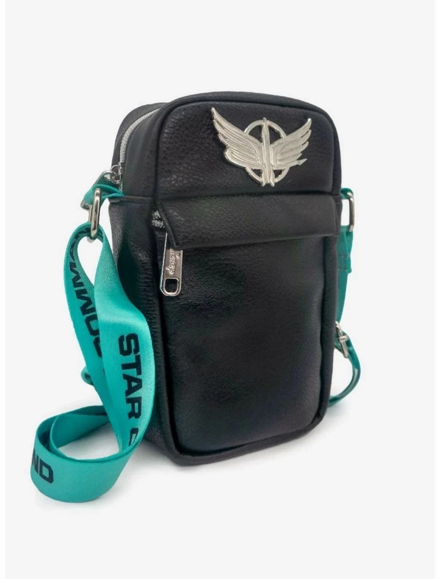 Disney Pixar Lightyear Star Command Silver Wings Logo Crossbody Bag for Collectors