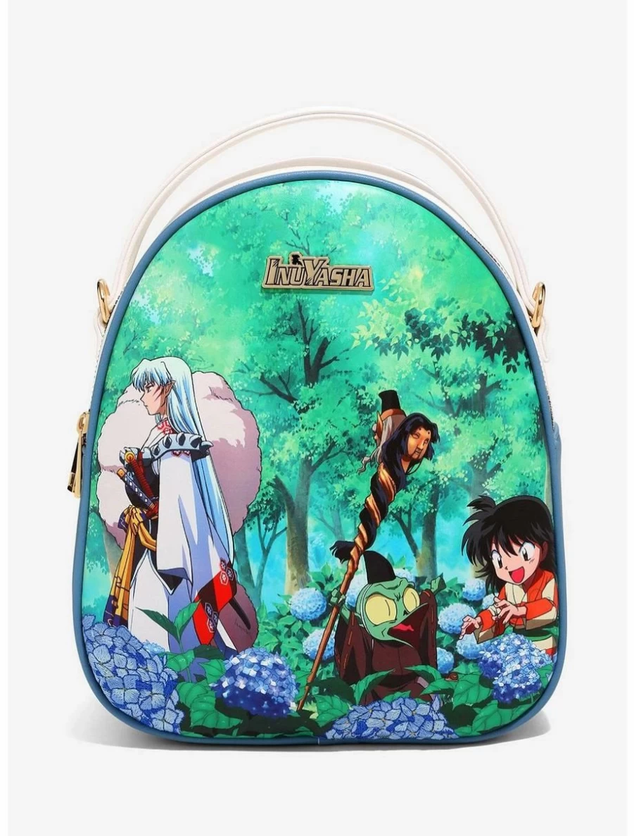 "Exclusive Inuyasha Sesshomaru Rin & Jaken Anime Mini Backpack - BoxLunch Limited Edition"